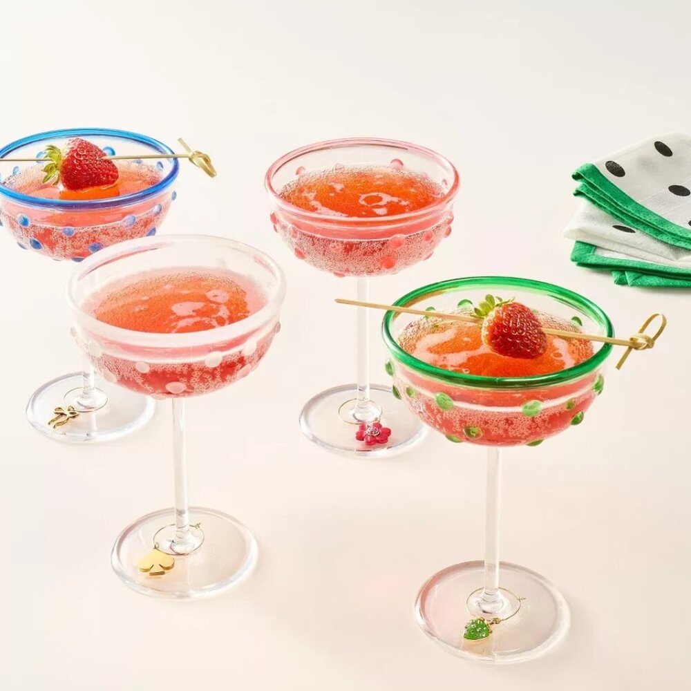 KATE SPADE NEW‎ YORK x TARGET Mixed Novelty Wine Charms LIMITED EDITION